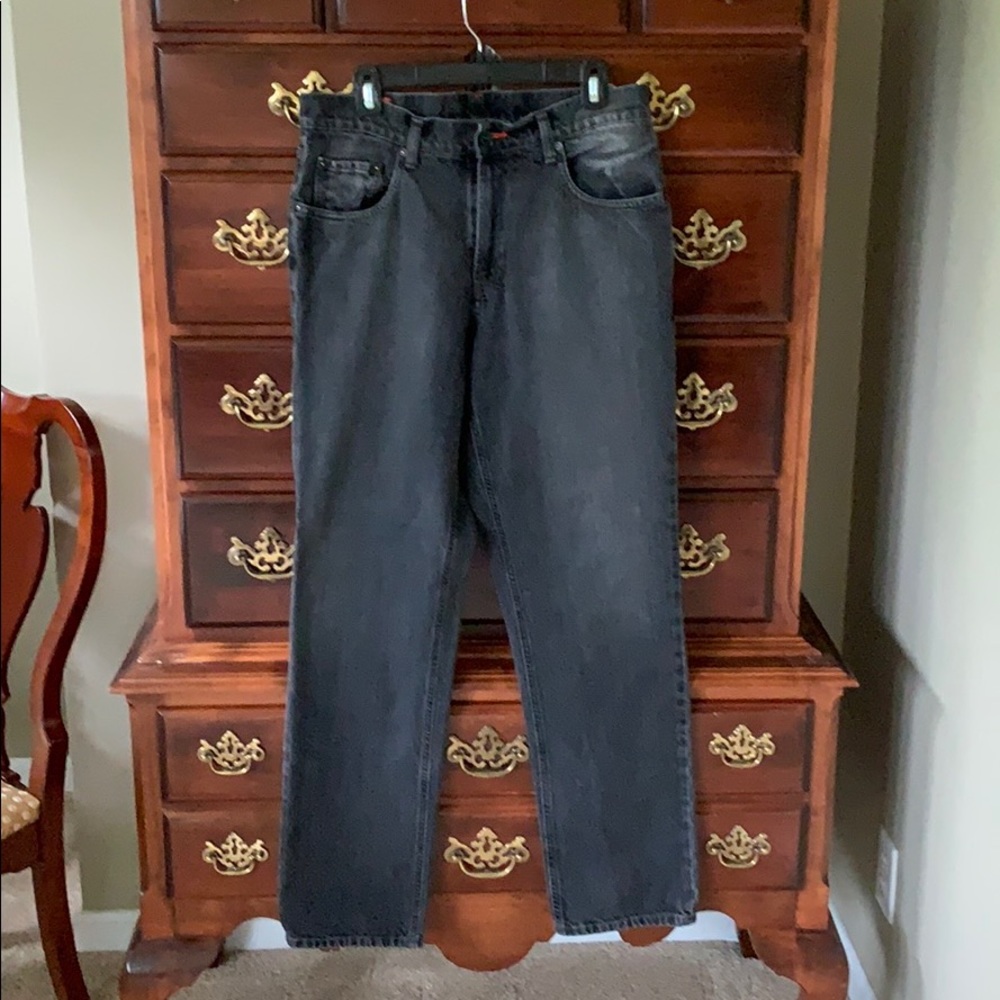 Black/ dark grey Faconnable jeans size 34 R